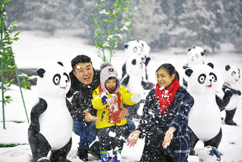 Snow excites Shanxi