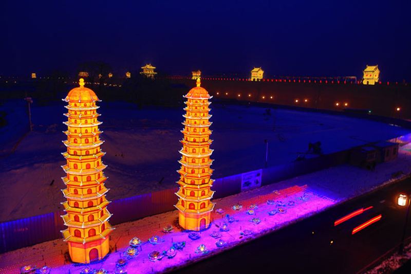 Lantern worth millions light up Shanxi county