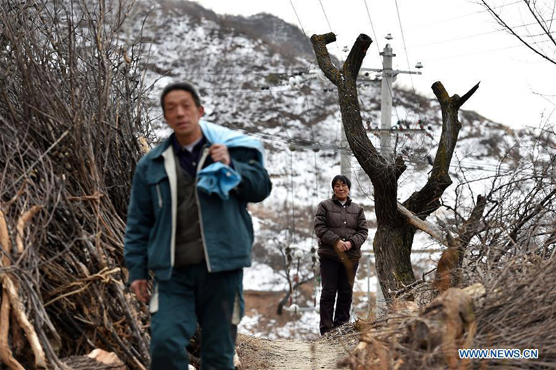 60-year-old postman working in mountainous area for 30 years