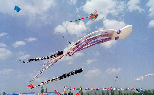 Kite festival opens in Shanxi