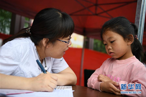 Free health services offered in Shanxi village