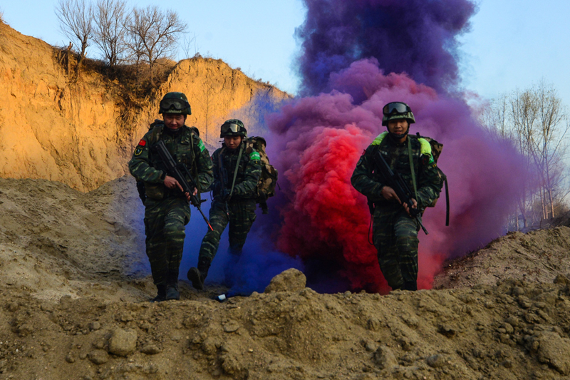 Armed police training underway in Shanxi