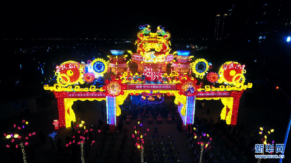 Spring Festival decorations light up Yuncheng