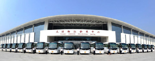 50 green buses make debut in Tianjin