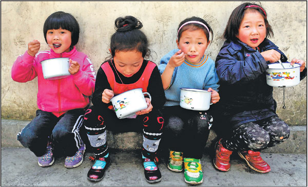 Providing food for thought in China's rural schools