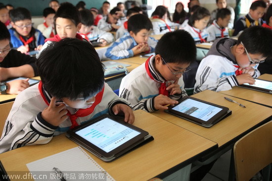 Are tablets the future in class?