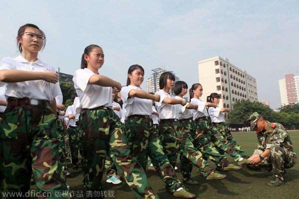 Is military training necessary for freshmen?