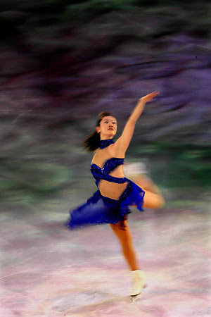 Shizuka Arakawa of Japan performs during the Figure Skating gala of the Torino 2006 Winter Olympic Games in Turin, Italy, February 24, 2006. 