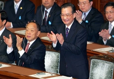 Premier Wen delivers speech to Japanese parliament