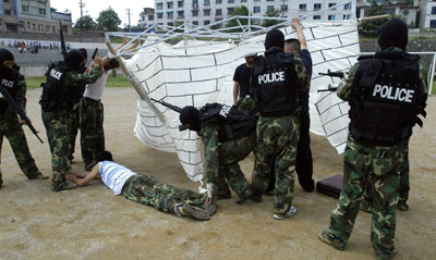 Anti-terrorism drill in Guiyang