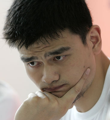 Yao Ming promotes 2007 Shanghai Special Olympics