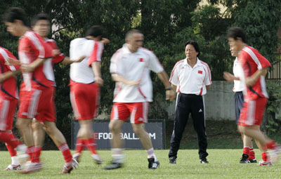 China undergo training for Asian Cup