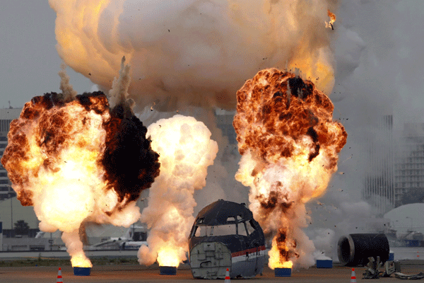 LAX Air Exercise aircraft disaster simulation drill