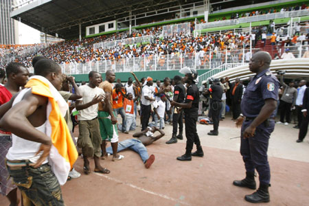 19 dead in Cote d'Ivoire football stadium crush