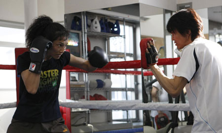 Dinner comes first for Japan's 'Rocky' mum