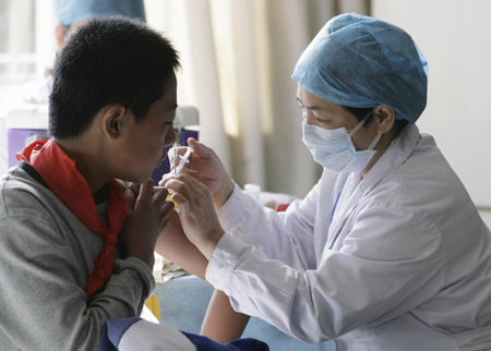 Beijing starts free A/H1N1 flu vaccination