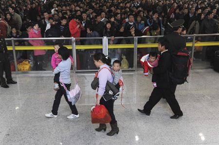 Travel rush after the Spring Festival