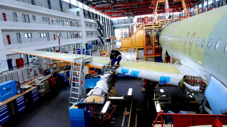 Airbus A320 equipped with China-made wings