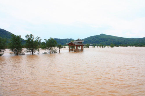 Torrent sweeps Guangxi