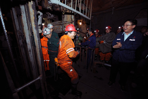 6 rescued from flooded coal mine in N China