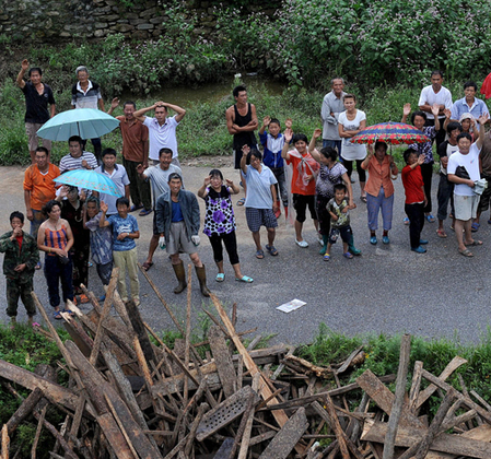 Rain batters northeast China