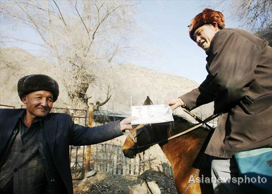 34 years on remote delivery route in Urumqi