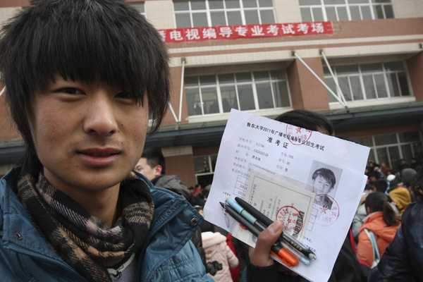 Art major hopefuls way down in 2011 gaokao