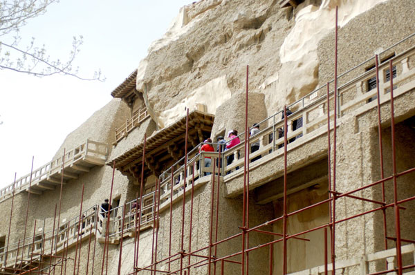 Caves of the Thousand Buddhas reinforced