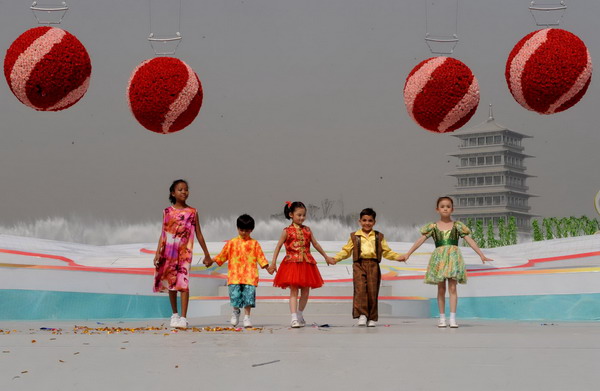 Horticultural Expo blooms in Xi'an