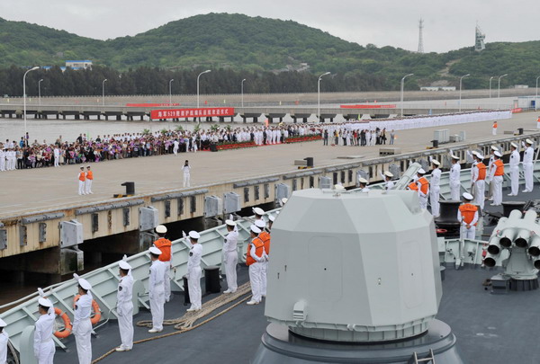 7th naval flotilla returns after escort mission