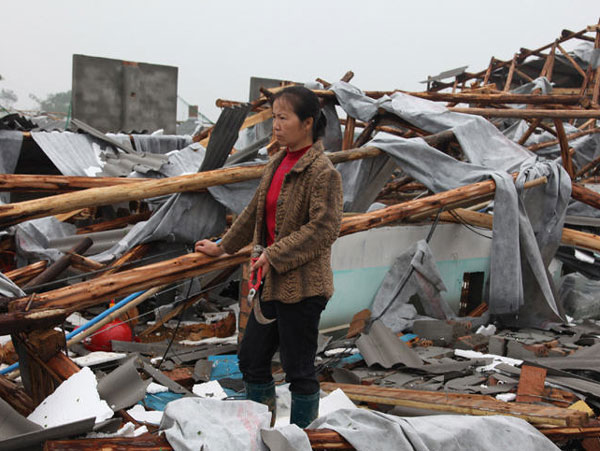 Storm and tornado brings havoc to SW China