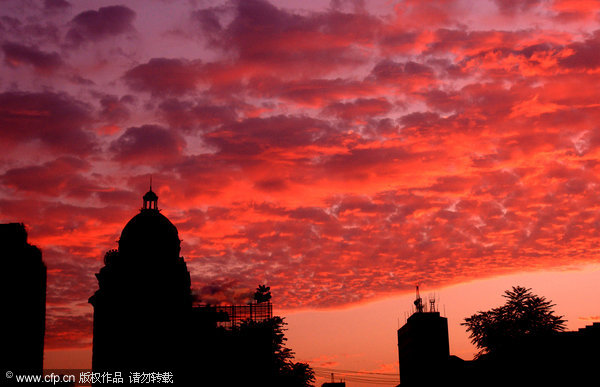 Red sky at night, shepherd's delight