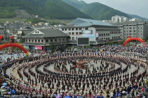 Dancing to tune of the ancient Miao ethnic group