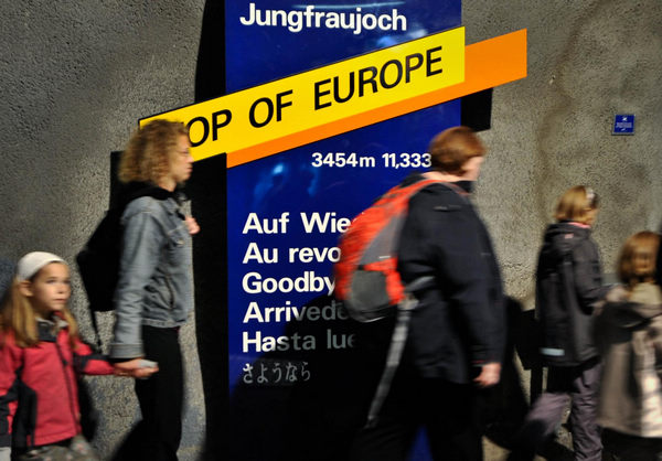 Jungfraujoch: Highest railway station in Europe