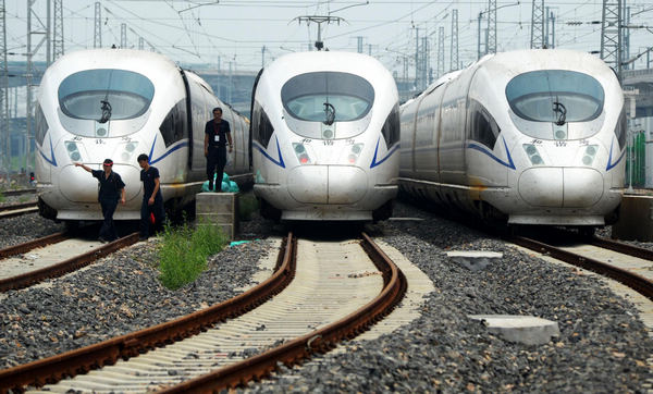 Recalled high-speed trains pull over for overhaul