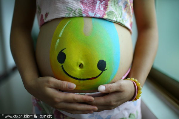 Universiade fever catches mothers-to-be