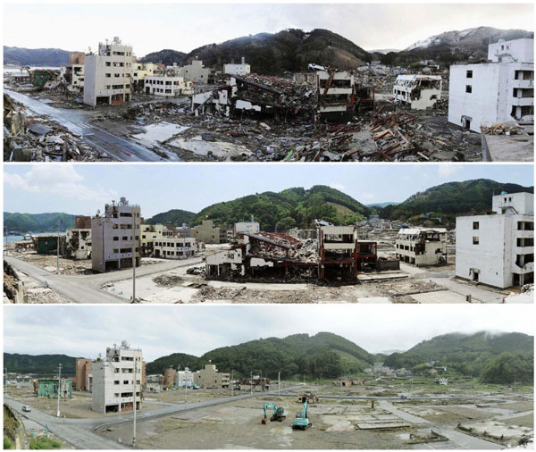 Remains of the March 11 disaster in Japan