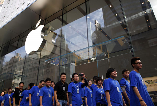 Largest Apple store in Chinese mainland opens