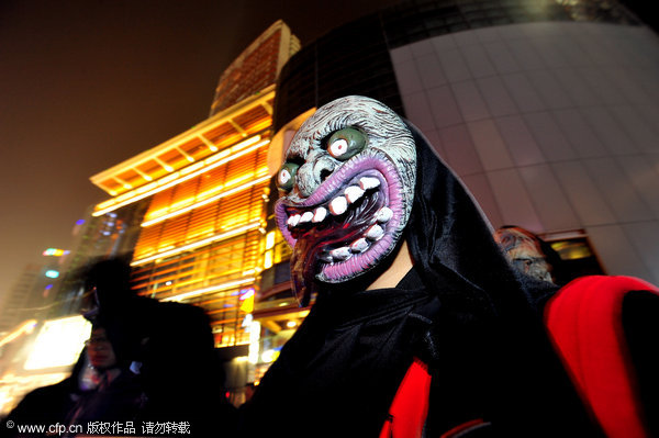 Halloween celebrations in China