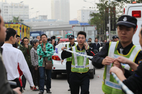 Three 'bombs' in Shenzhen fake