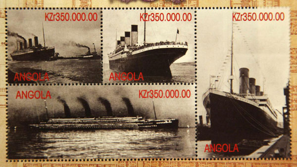 Commemorative Titanic stamps