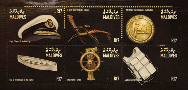 Commemorative Titanic stamps