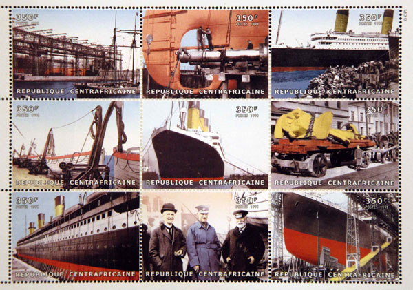 Commemorative Titanic stamps