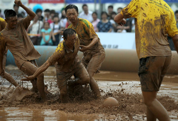 Mud Soccer Cup in Beijing