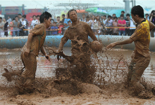 Mud Soccer Cup in Beijing