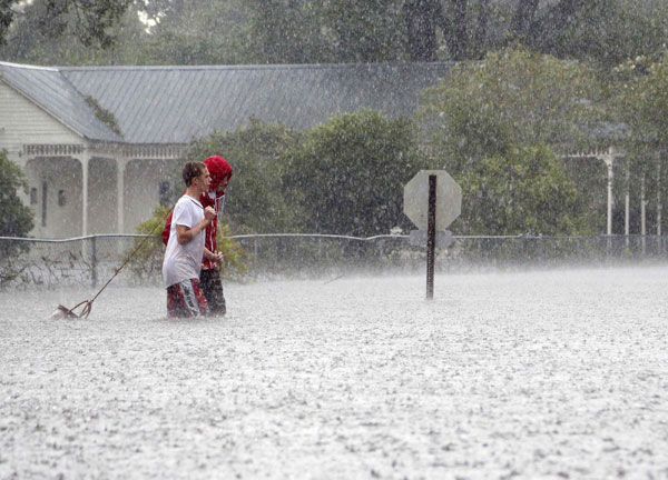 Isaac's rage in Louisiana