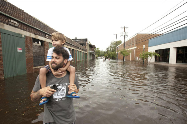 Isaac's rage in Louisiana