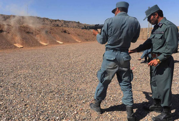 Training for police and army held in Afghanistan