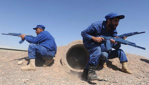 Training for police and army held in Afghanistan