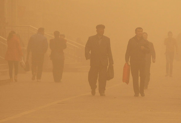 Sandstorm hits parts of NW China